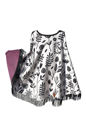 Lili Sleeveless Wearable Blanket Poncho – Sleeveless Reversible Blanket for Toddlers & Babies